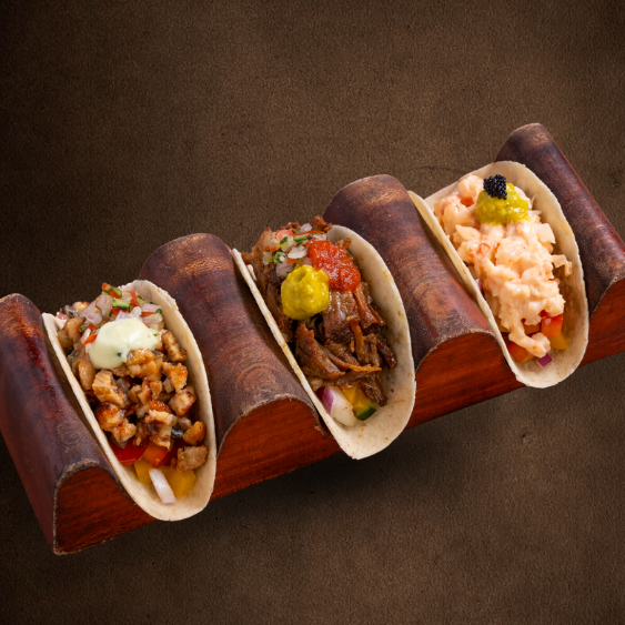 Unagi/Beef/Shrimp Taco